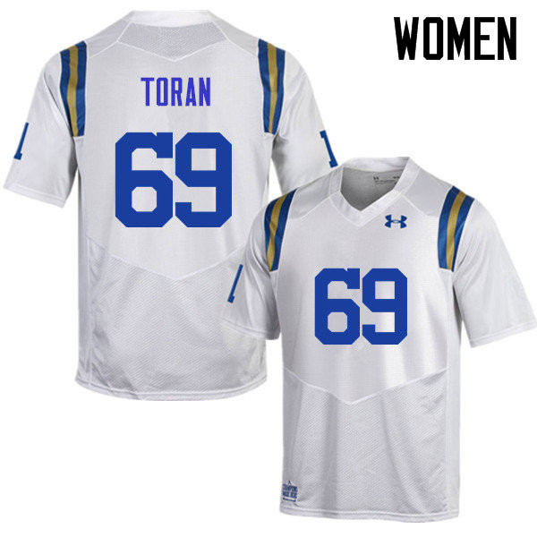 Women #69 Najee Toran UCLA Bruins Under Armour College Football Jerseys Sale-White